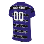 custom baltimore ravens layered grids purple jersey best selling