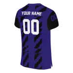 custom baltimore ravens stripe block purple jersey best selling