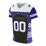 custom baltimore ravens tire arrows purple black white jersey best selling
