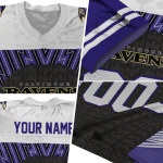 custom baltimore ravens tire arrows purple black white jersey best selling