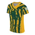 custom baylor bears stripe splatter green jersey best selling