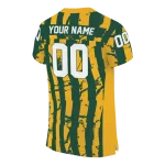 custom baylor bears stripe splatter green jersey best selling