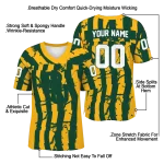 custom baylor bears stripe splatter green jersey best selling