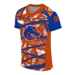 custom boise state broncos camo shatter orange jersey best selling