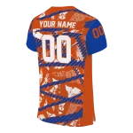 custom boise state broncos camo shatter orange jersey best selling