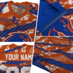 custom boise state broncos camo shatter orange jersey best selling