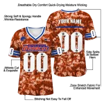 custom boise state broncos camouflage abstract orange jersey best selling