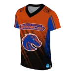 custom boise state broncos halftone flow orange black jersey best selling
