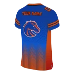 custom boise state broncos halftone sweep blue black jersey best selling