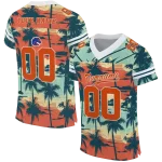 custom boise state broncos horizon palm sunset jersey best selling