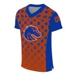 custom boise state broncos stacked rectangle orange jersey best selling