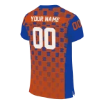 custom boise state broncos stacked rectangle orange jersey best selling
