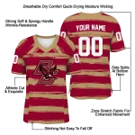 custom boston college eagles art stripe maroon jersey best selling