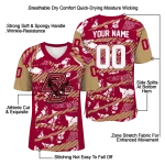 custom boston college eagles camo shatter maroon jersey best selling