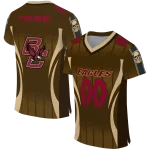 custom boston college eagles dynamic dots gold jersey best selling
