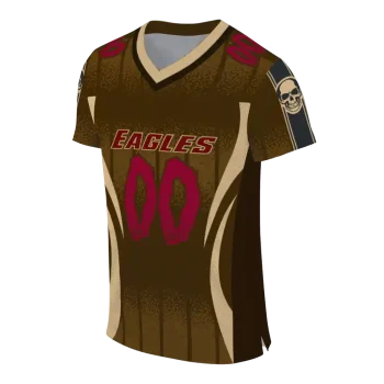 custom boston college eagles dynamic dots gold jersey fashion forward