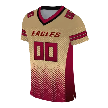 custom boston college eagles halftone sweep gold black jersey fashion forward