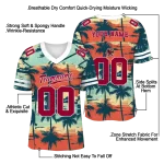 custom boston college eagles horizon palm sunset jersey best selling
