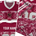 custom boston college eagles mirrored pattern maroon jersey best selling