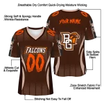 custom bowling green falcons dynamic dots brown jersey best selling
