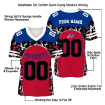 custom buffalo bills brushstroke xs red black jersey best selling