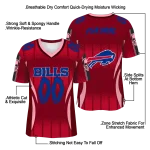custom buffalo bills dynamic dots red jersey best selling