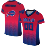 custom buffalo bills halftone sweep red black jersey best selling