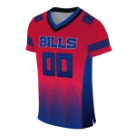 custom buffalo bills halftone sweep red black jersey best selling