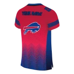 custom buffalo bills halftone sweep red black jersey best selling
