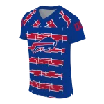 custom buffalo bills layered grids blue jersey best selling
