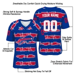 custom buffalo bills layered grids blue jersey best selling