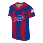 custom buffalo bills rugged stripes blue jersey best selling