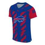custom buffalo bills stripe block blue jersey best selling