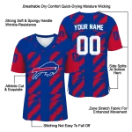 custom buffalo bills stripe block blue jersey best selling