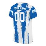 custom buffalo bulls striped texture royal blue jersey best selling