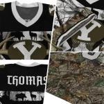 custom byu cougars antler skull camouflage hunting jersey best selling