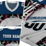 custom byu cougars brushstroke xs white black jersey best selling