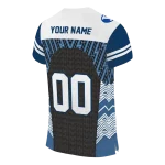 custom byu cougars tire arrows blue black white jersey best selling