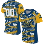custom california golden bears camo shatter blue jersey best selling