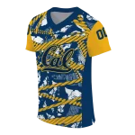 custom california golden bears camo shatter blue jersey best selling