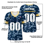 custom california golden bears camouflage abstract blue jersey best selling