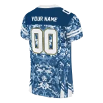 custom california golden bears mirrored pattern blue jersey best selling