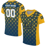 custom california golden bears stacked rectangle blue jersey best selling