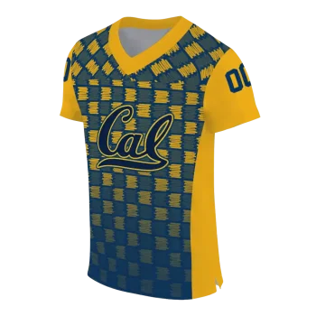custom california golden bears stacked rectangle blue jersey fashion forward