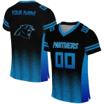 custom carolina panthers halftone sweep black jersey best selling
