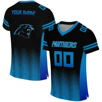 custom carolina panthers halftone sweep black jersey best selling
