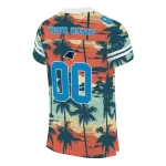custom carolina panthers horizon palm sunset jersey best selling