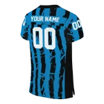 custom carolina panthers stripe splatter blue jersey best selling