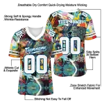 custom carolina panthers tribal face jersey best selling