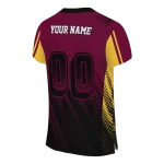 custom central michigan chippewas halftone flow maroon black jersey best selling